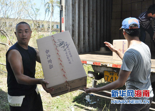 春光食品向重災(zāi)區(qū)捐贈物資